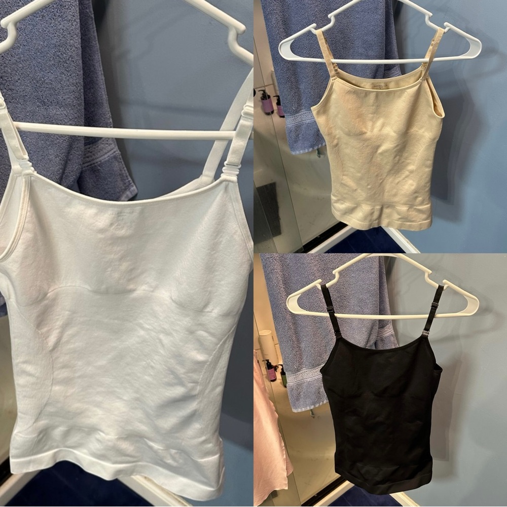 Stylish Women's Camisole Set - White, Black, Cream